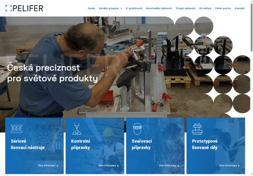 PELIFER s.r.o. nabízí práci na pozici seřizovač hydraulických lisů,mechanických lisů,automatických výrobních linek v obci Chotěšov