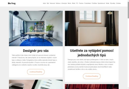 Zobrazit webové stránky BIOFROG group s.r.o.
