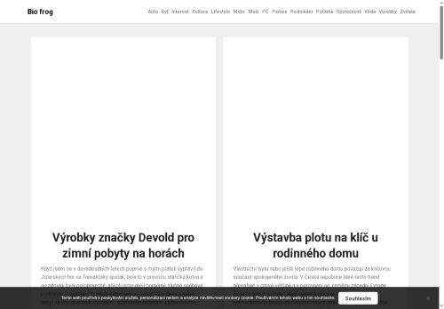 Zobrazit webové stránky BIOFROG group s.r.o.