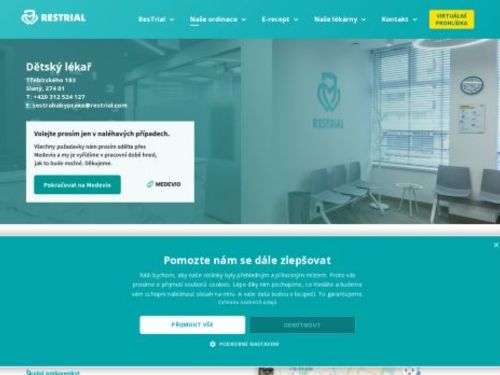Praktický lékař pro děti a dorost - ResTrial, s.r.o. - MUDr. Petra Kratochvílová, MUDr. Lenka Šteflová