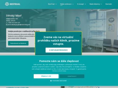 Praktický lékař pro děti a dorost - ResTrial, s.r.o. - MUDr. Petra Kratochvílová, MUDr. Lenka Šteflová