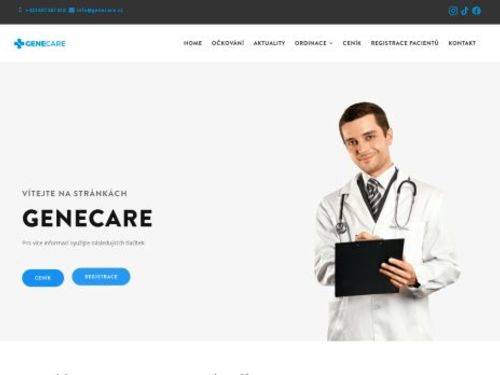 Praktický lékař pro dospělé GENECARE- MUDr. Jaroslava Röbstecková, MUDr. Jiří Vondra