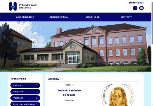 Zobrazit webové stránky ZŠ Hrotovice