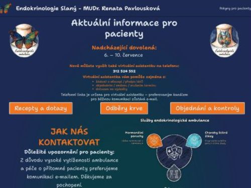 Endokrinologická a obezitologická ambulance - MUDr. Renata Pavlousková