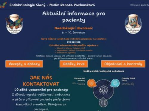 Endokrinologická a obezitologická ambulance - MUDr. Renata Pavlousková
