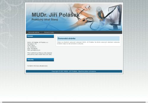 Zobrazit webové stránky Praktický lékař pro dospělé - JP-Praktik s.r.o. - MUDr. Jiří Polášek