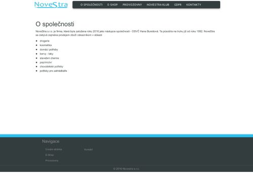 NoveStra s.r.o. nabízí práci na pozici Skladník (m/ž) v obci Nové Strašecí