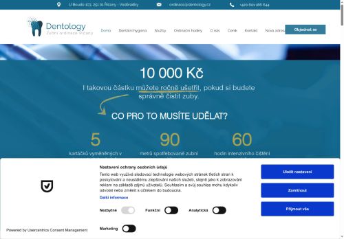 Zobrazit webové stránky Zubní ordinace Dentology - MDDr. Jan Brindza, MDDr. Barbora Brindzová, MDDr. Karolina Šonková, MDDr. Anna Jeremenková