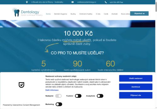 Zobrazit webové stránky Zubní ordinace Dentology - MDDr. Jan Brindza, MDDr. Barbora Brindzová, MDDr. Karolina Šonková, MDDr. Anna Jeremenková