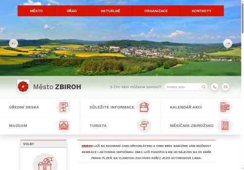 Město Zbiroh nabízí práci na pozici Sociální pracovník (m/ž) v obci Zbiroh