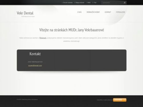 Zubní ordinace Vekr Dental - MUDr. Jana Vekrbauerová
