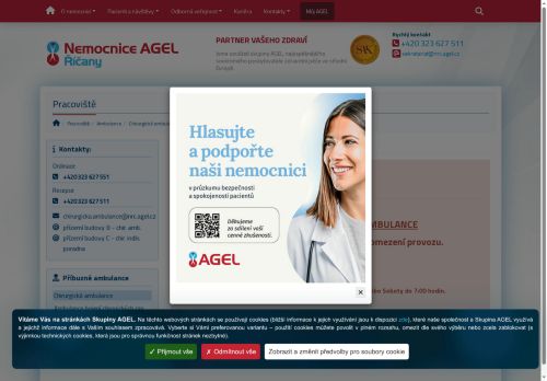 Zobrazit webové stránky Chirurgická ambulance - Nemocnice Říčany