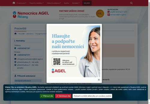 Zobrazit webové stránky Chirurgická ambulance - Nemocnice Říčany