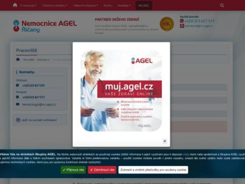 Hematologická ambulance - Nemocnice Říčany