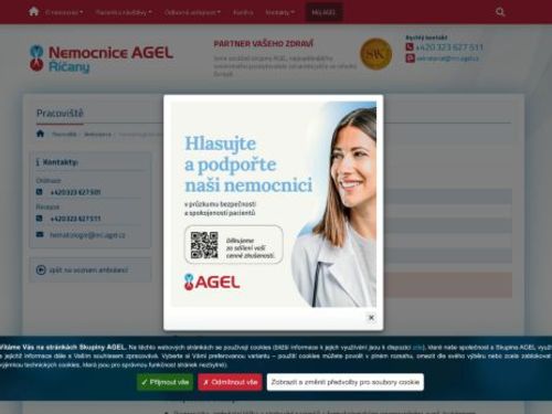 Hematologická ambulance - Nemocnice Říčany