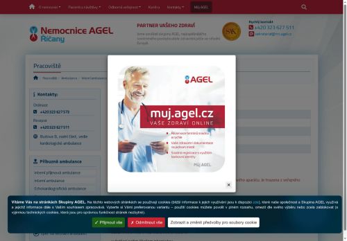 Zobrazit webové stránky Infuzní ambulance - Nemocnice Říčany