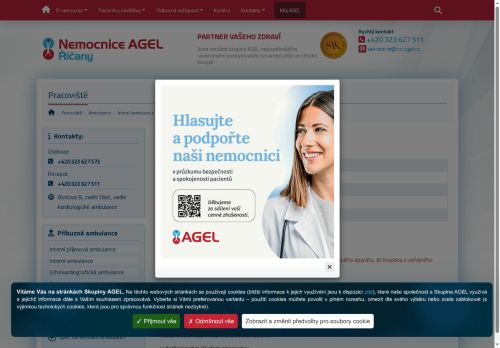 Zobrazit webové stránky Infuzní ambulance - Nemocnice Říčany