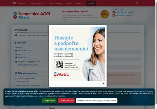 Zobrazit webové stránky Infuzní ambulance - Nemocnice Říčany