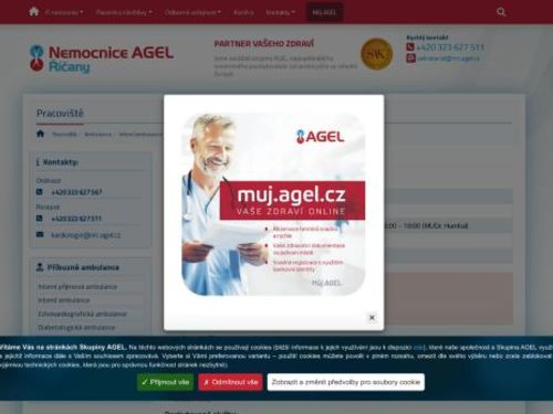 Kardiologická ambulance - Nemocnice Říčany