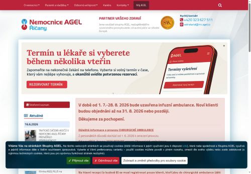 Zobrazit webové stránky Nemocnice Říčany