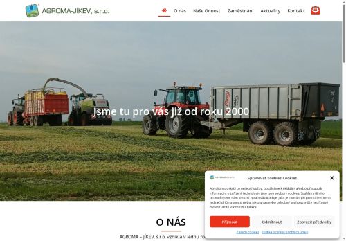 AGROMA - JÍKEV, s.r.o. nabízí práci na pozici DOJIČ/KA - OŠETŘOVATEL/KA SKOTU v obci Jíkev