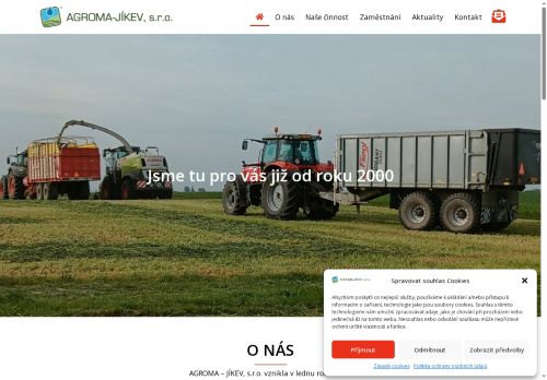 AGROMA - JÍKEV, s.r.o. nabízí práci na pozici DOJIČ/KA - OŠETŘOVATEL/KA SKOTU v obci Jíkev