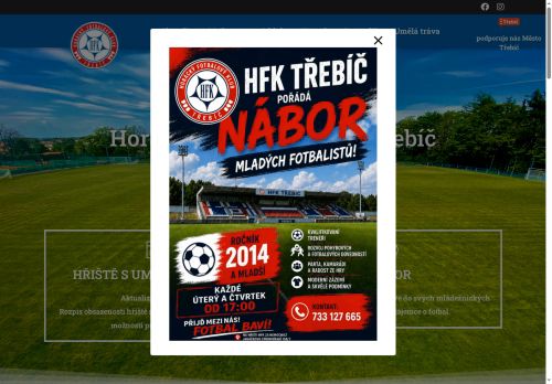 Zobrazit webové stránky Horácký fotbalový klub Třebíč