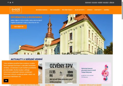 Zobrazit webové stránky Gymnázium a SOŠ Rokycany
