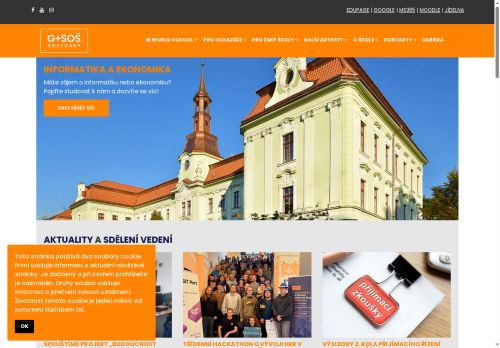 Zobrazit webové stránky Gymnázium a SOŠ Rokycany