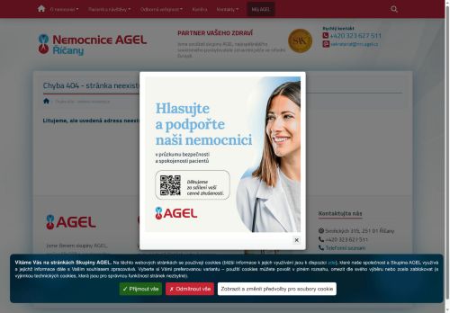 Zobrazit webové stránky Lékařská pohotovostní služba - Nemocnice Říčany