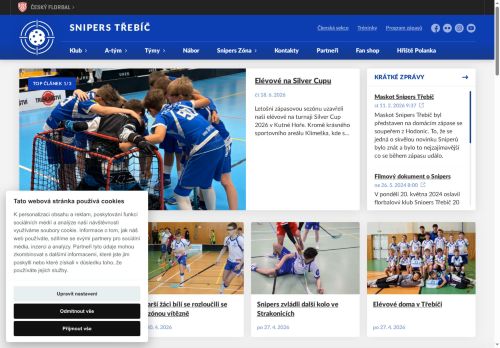 Zobrazit webové stránky Snipers Třebíč