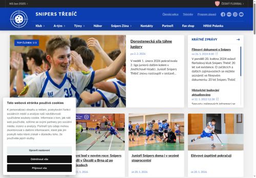 Zobrazit webové stránky Snipers Třebíč