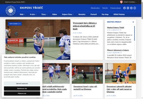 Zobrazit webové stránky Snipers Třebíč