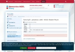 Zobrazit webové stránky Sono kyčlí - prevence u dětí - MUDr. Robert Pituch - Nemocnice Říčany