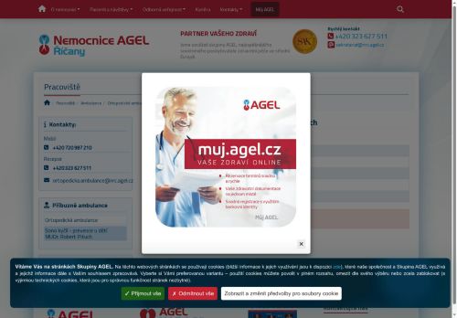 Zobrazit webové stránky Sono kyčlí - prevence u dětí - MUDr. Robert Pituch - Nemocnice Říčany