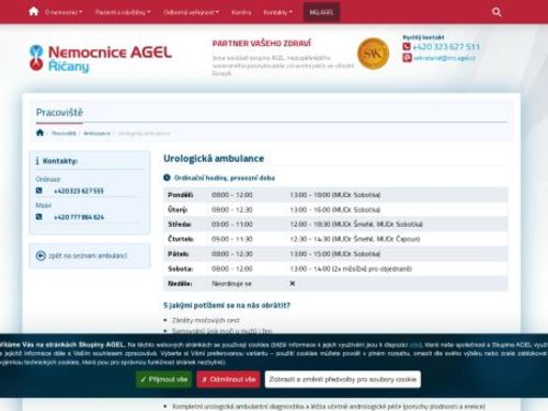 Urologická ambulance - Nemocnice Říčany