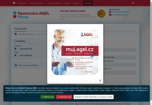 Zobrazit webové stránky Urologická ambulance - Nemocnice Říčany