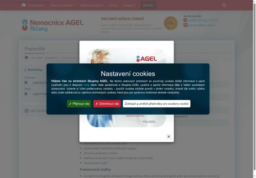 Zobrazit webové stránky Urologická ambulance - Nemocnice Říčany