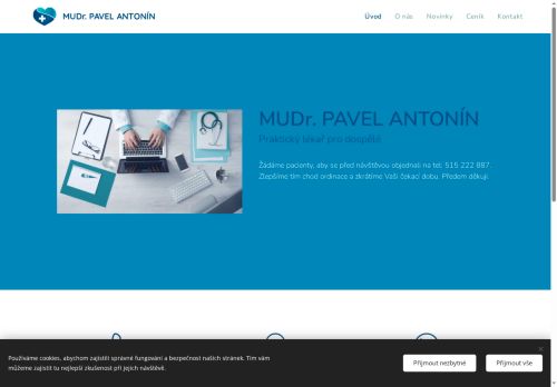 Zobrazit webové stránky MUDr. Pavel Antonín s.r.o.