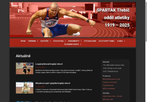 Zobrazit webové stránky Spartak Třebíč
