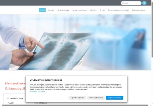 Zobrazit webové stránky Pneumologická ambulance - MUDr. Pavla Nykodýmová