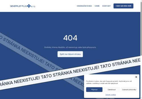 Zobrazit webové stránky Praktický lékař pro dospělé - Generalist plus s.r.o. - MUDr. David Mayer