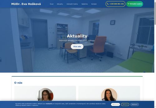 Zobrazit webové stránky Praktický lékař pro dospělé - MUDr. Eva Hošková
