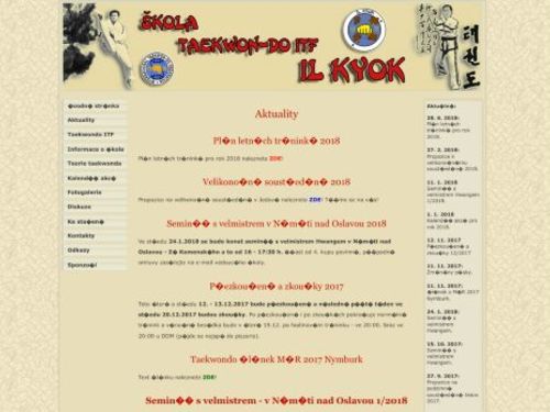Škola Taekwon-Do ITF - IL KYOK