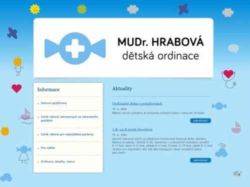 Praktický lékař pro děti a dorost - MUDr. Michaela Hrabová