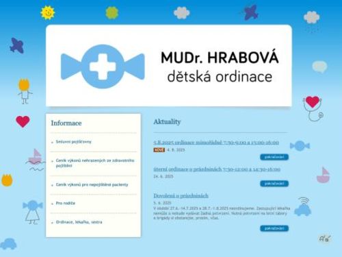 Praktický lékař pro děti a dorost - MUDr. Michaela Hrabová