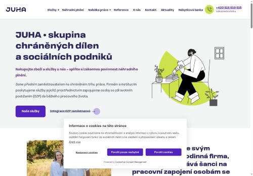 JUHA s.r.o. nabízí práci na pozici Mistr/mistrová na dílně v obci Vyškov