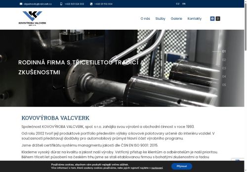 KOVOVÝROBA VALCVERK spol. s r.o. nabízí práci na pozici Strojírenští kovodělníci - operátor výroby v obci Kotopeky