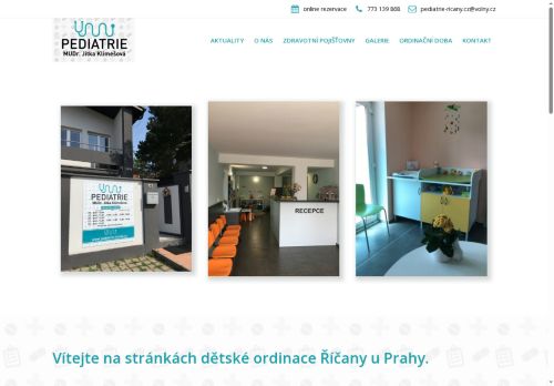 Zobrazit webové stránky Praktický lékař pro děti a dorost - MUDr. Jitka Klimešová