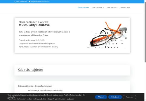 Zobrazit webové stránky Oční ordinace - MUDr. Edita Holubová, MUDr. Petra Kučerová, MUDr. Ivana Vokáčová
